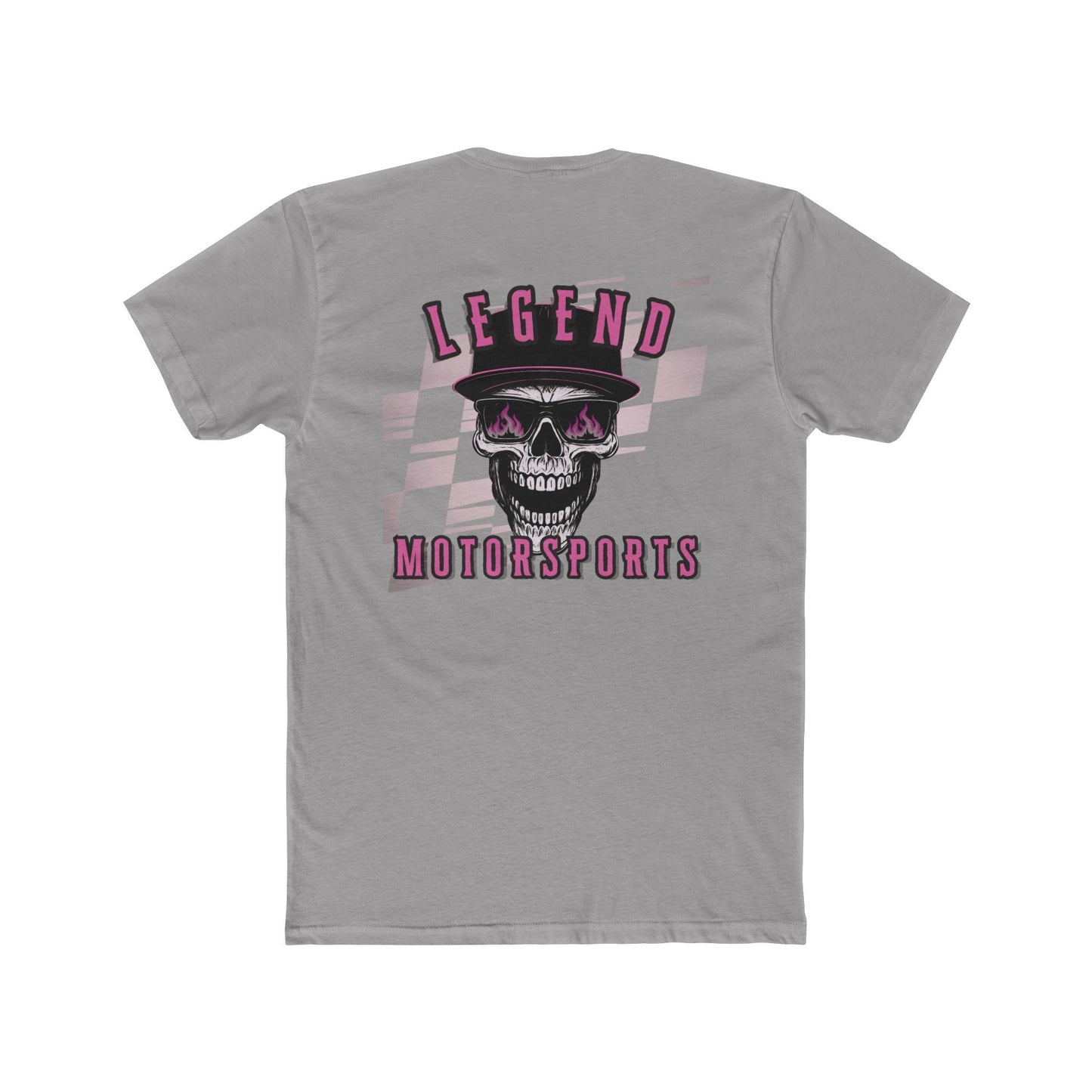 Pink Legend Motorsports (Front Logo) Crew Tee (Unisex)
