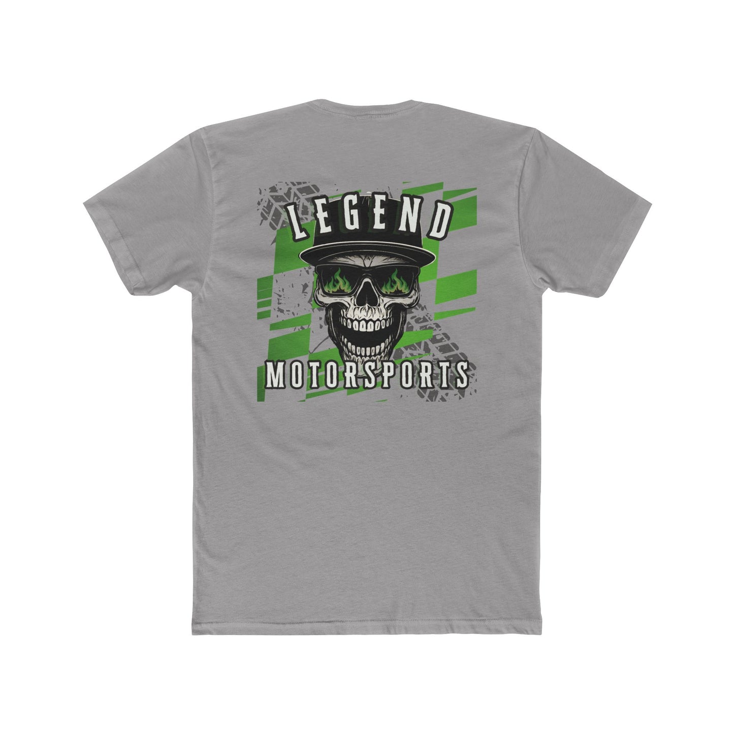 Green Skull Legend Motorsports Crew Tee (Unisex)