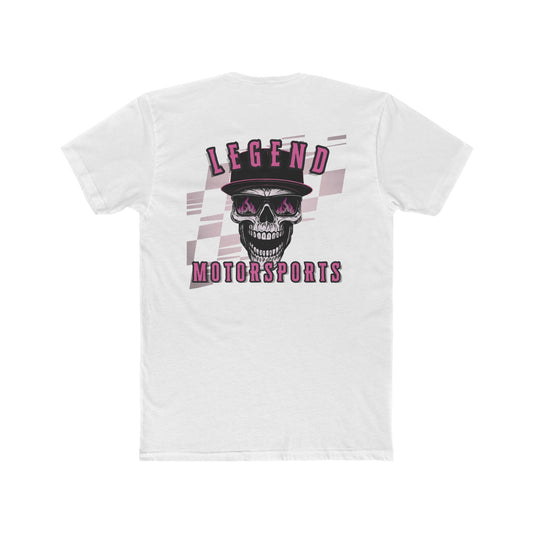 Pink Legend Motorsports (Front Logo) Crew Tee (Unisex)