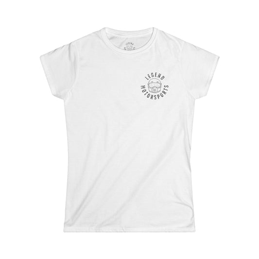 Pink Race Vibes Only Legend Motorsports Women's Softstyle Tee