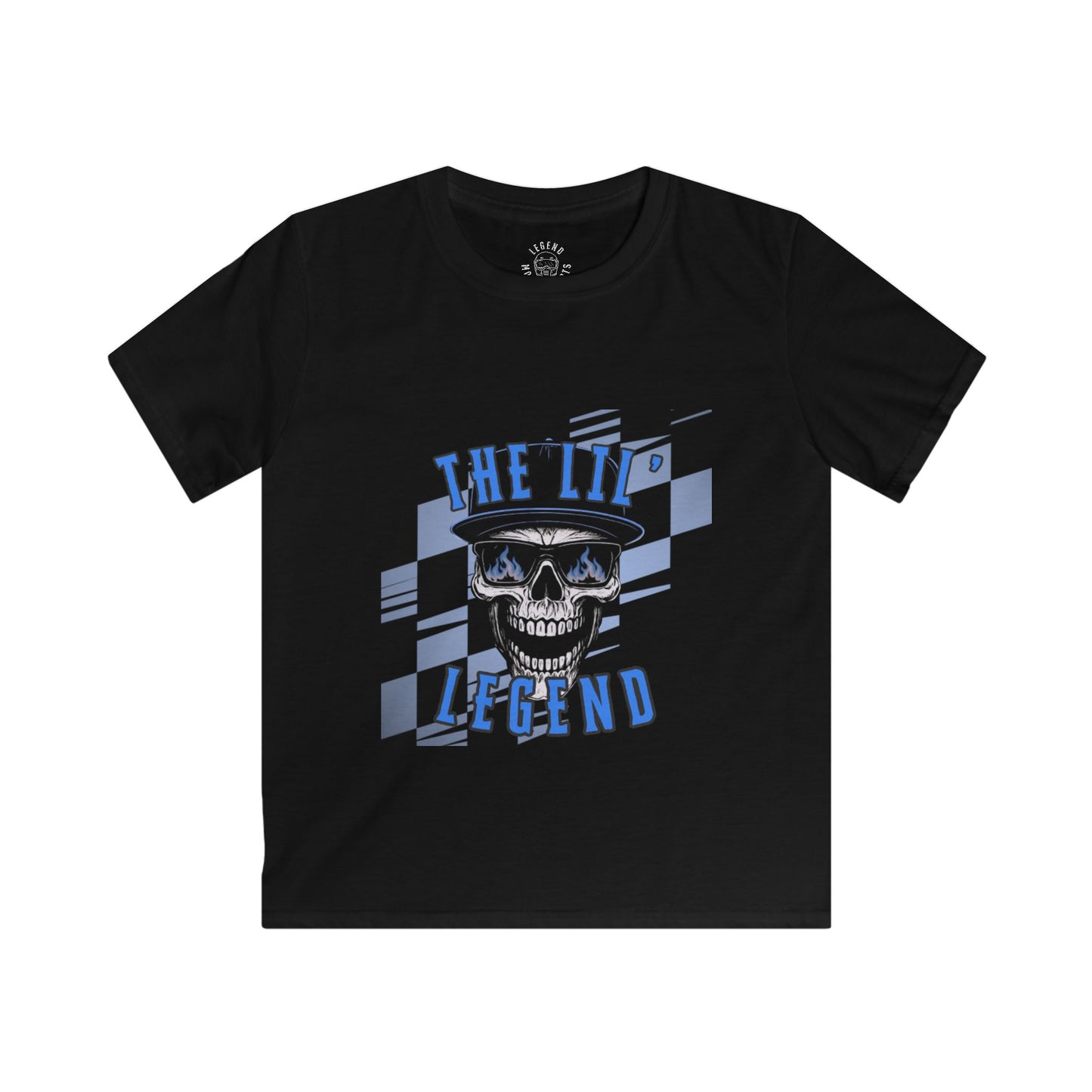 Blue Lil’ Legend Motorsports Softstyle Tee