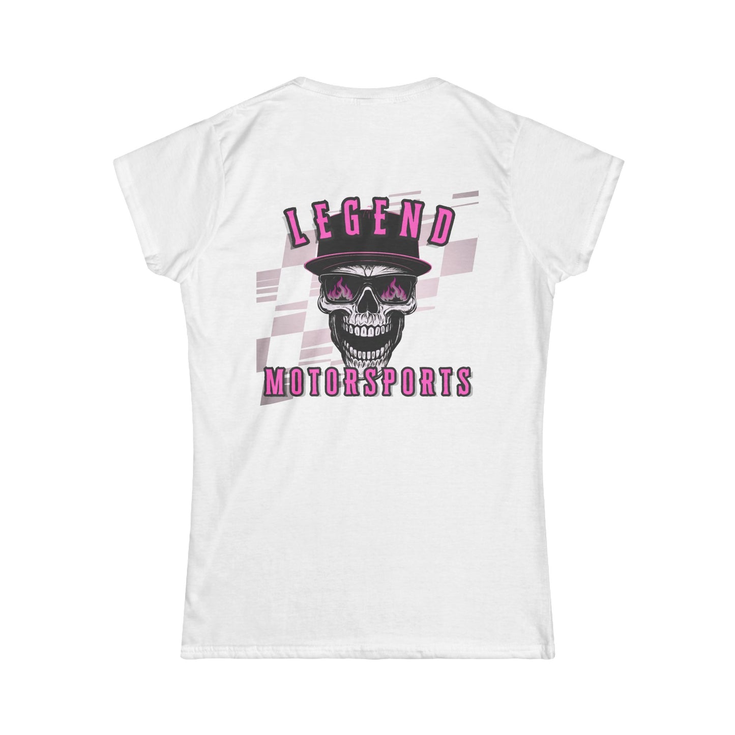 Pink Legend Motorsports (Front Logo) Women's Softstyle Tee