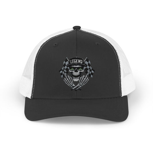 Skull Snapback Trucker Cap
