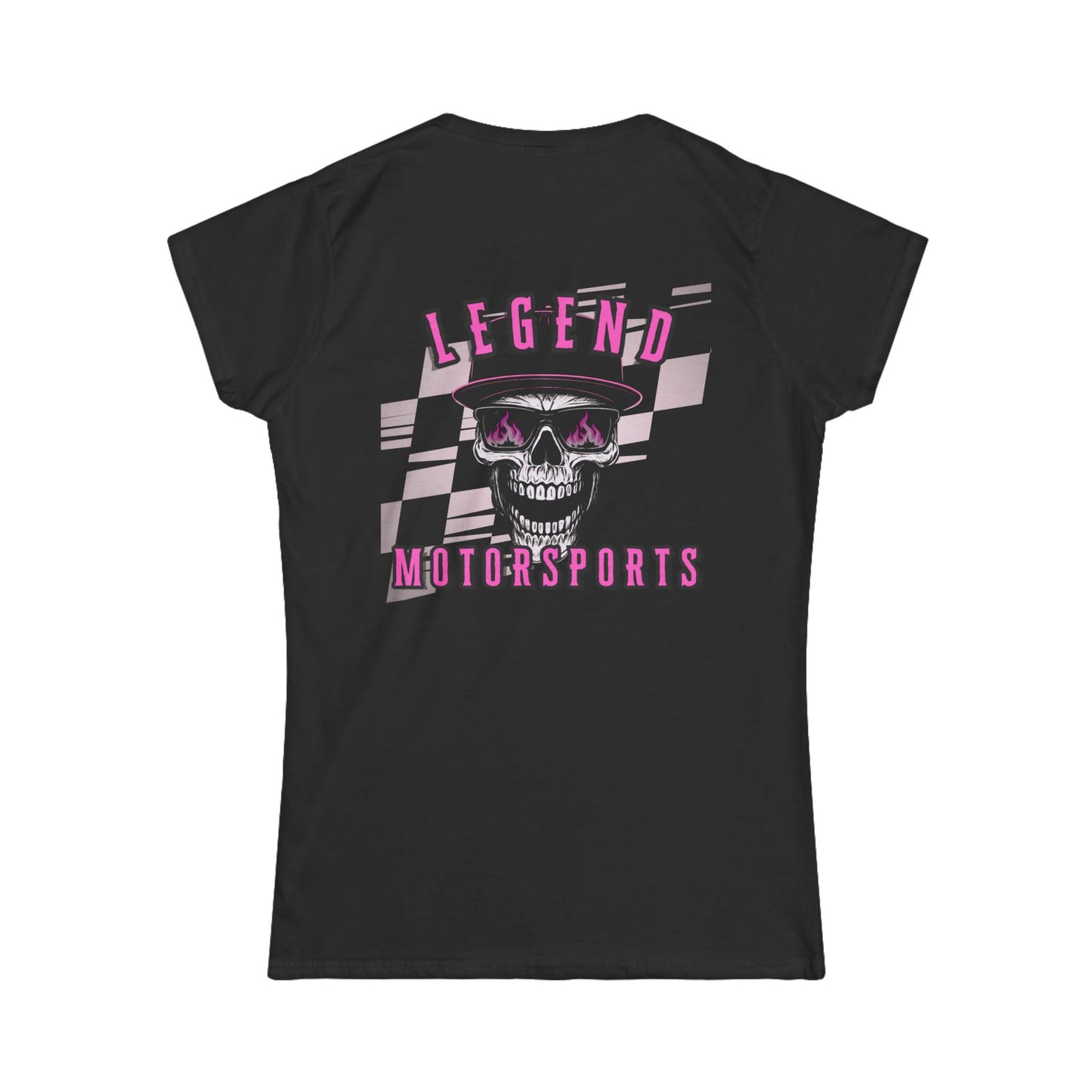 Pink Legend Motorsports (Front Logo) Women's Softstyle Tee