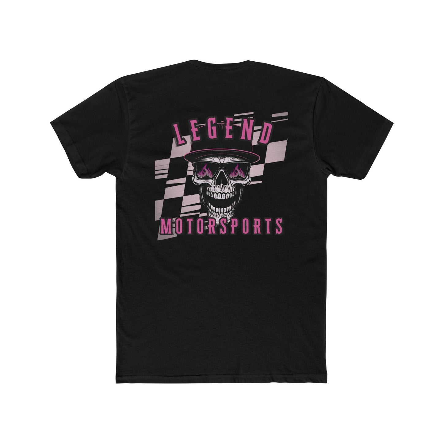 Pink Legend Motorsports (Front Logo) Crew Tee (Unisex)