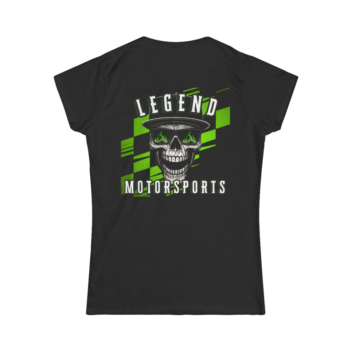 Green Legend Motorsports (Front Logo) Women's Softstyle Tee
