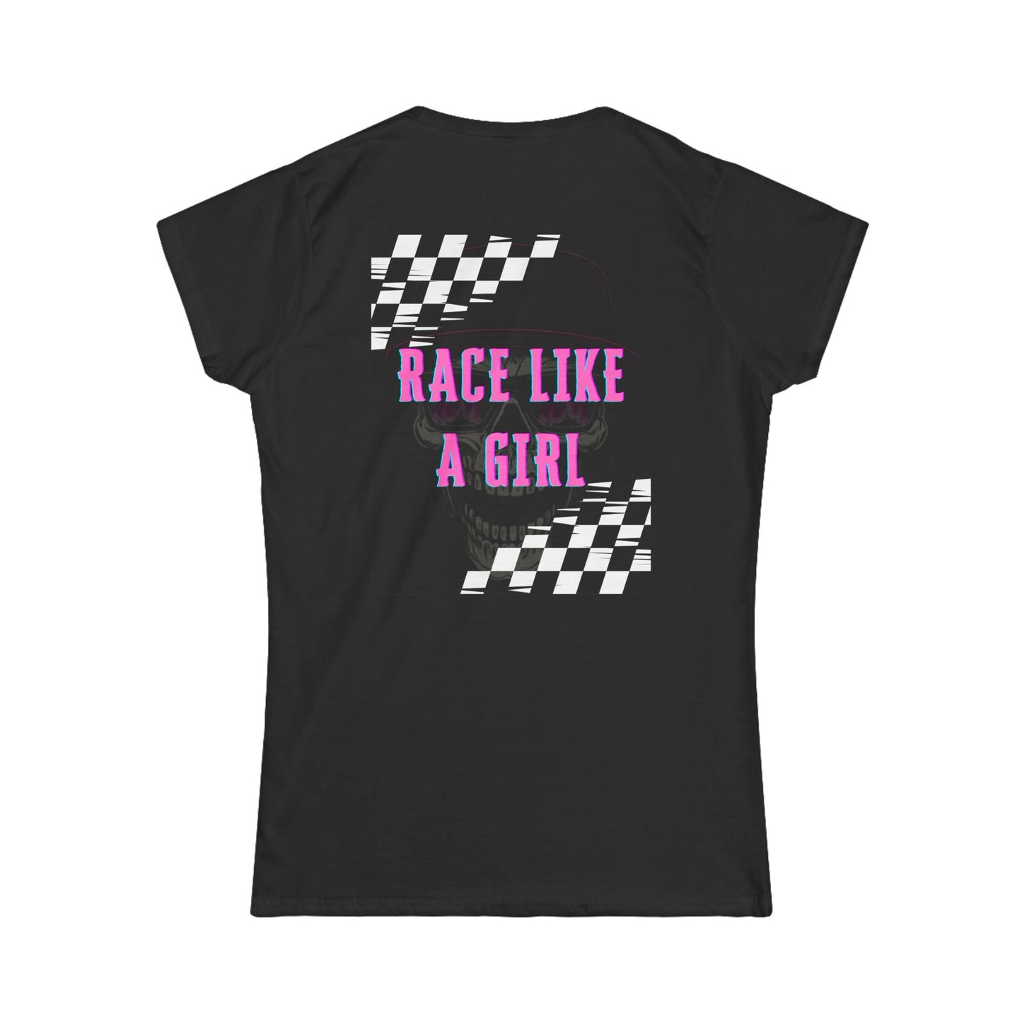 Race Like A Girl Legend Motorsports Women's Softstyle Tee