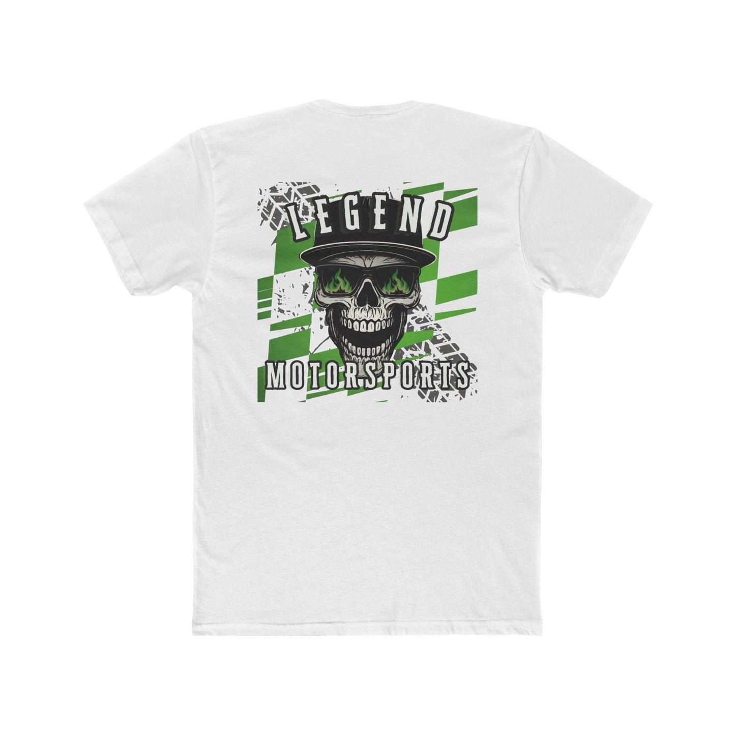 Green Skull Legend Motorsports Crew Tee (Unisex)