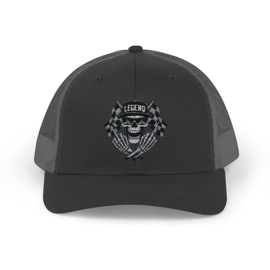 Skull Snapback Trucker Cap